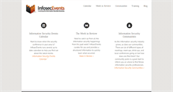 Desktop Screenshot of infosecevents.net